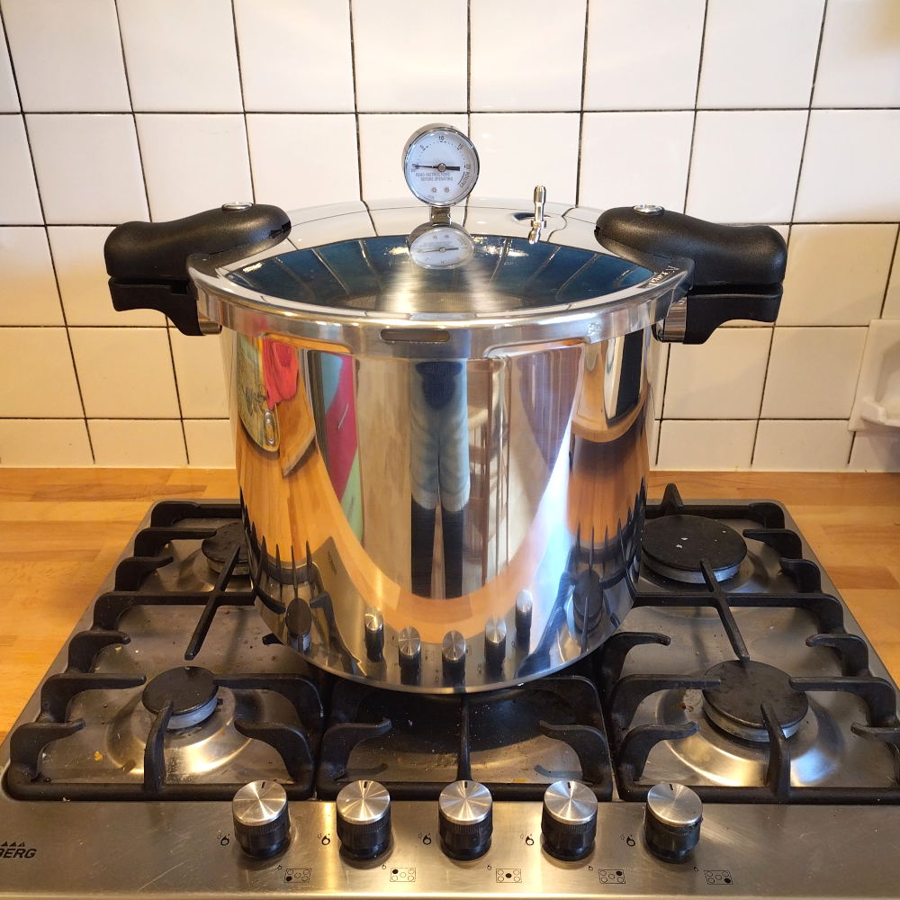Marmite pour stérilisation à l'autoclave manuel